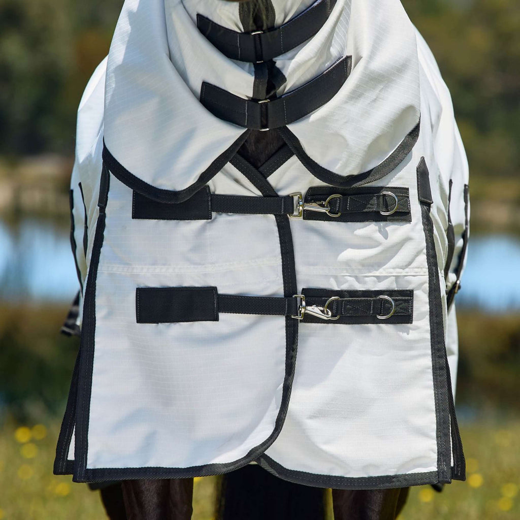 WeatherBeeta Eczema Rug ComFiTec Sweet Itch Combo White/Charcoal