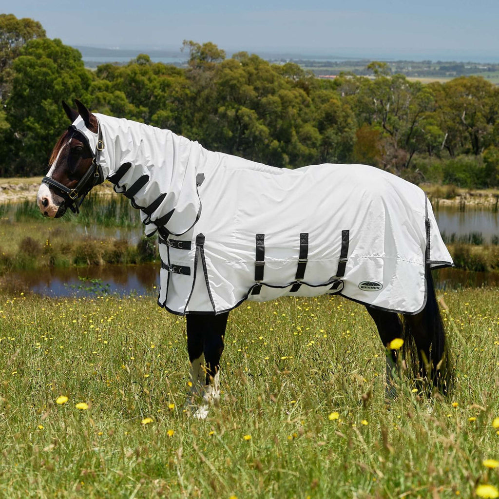 WeatherBeeta Eczema Rug ComFiTec Sweet Itch Combo White/Charcoal