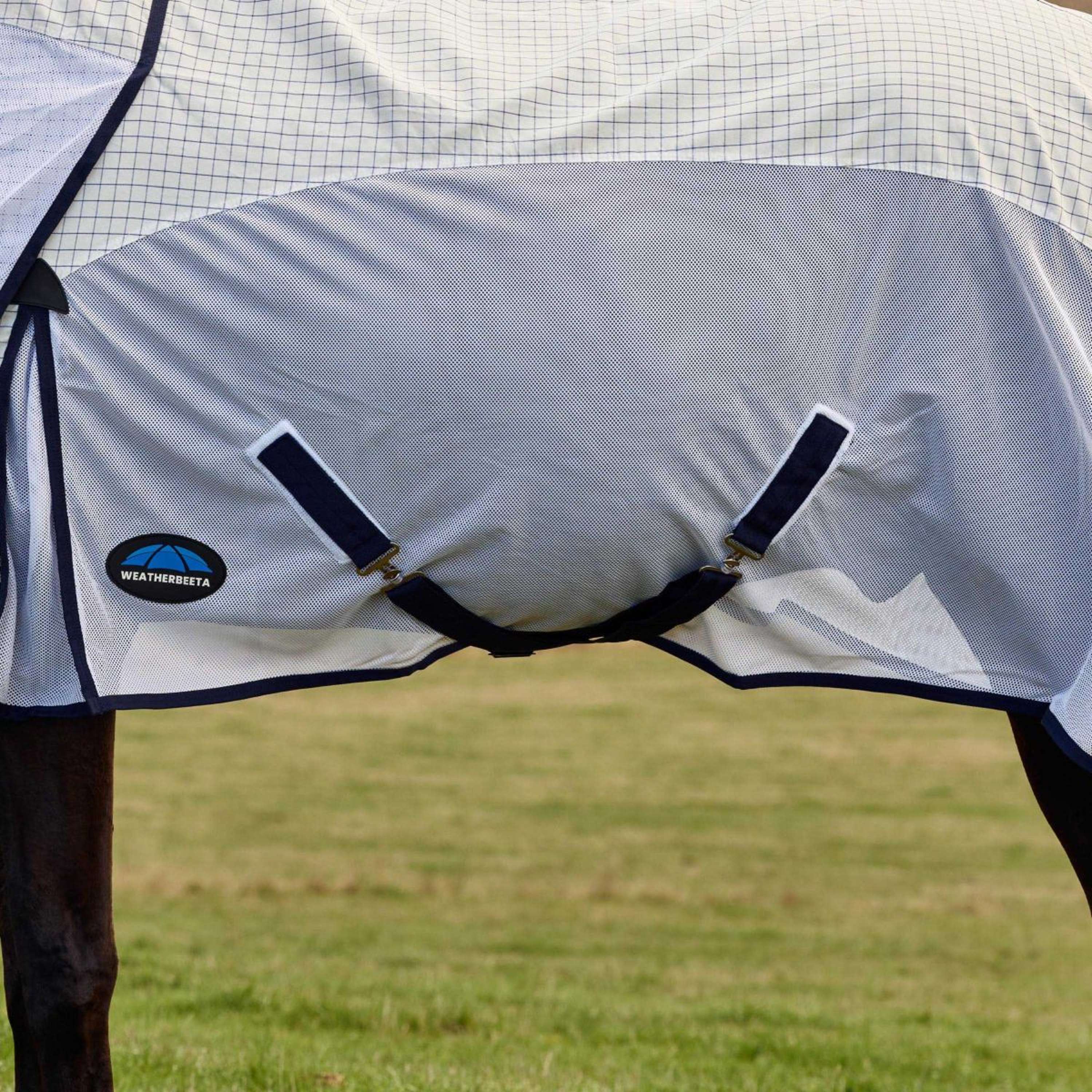 WeatherBeeta Summer Rug Airstream Combo White/Navy