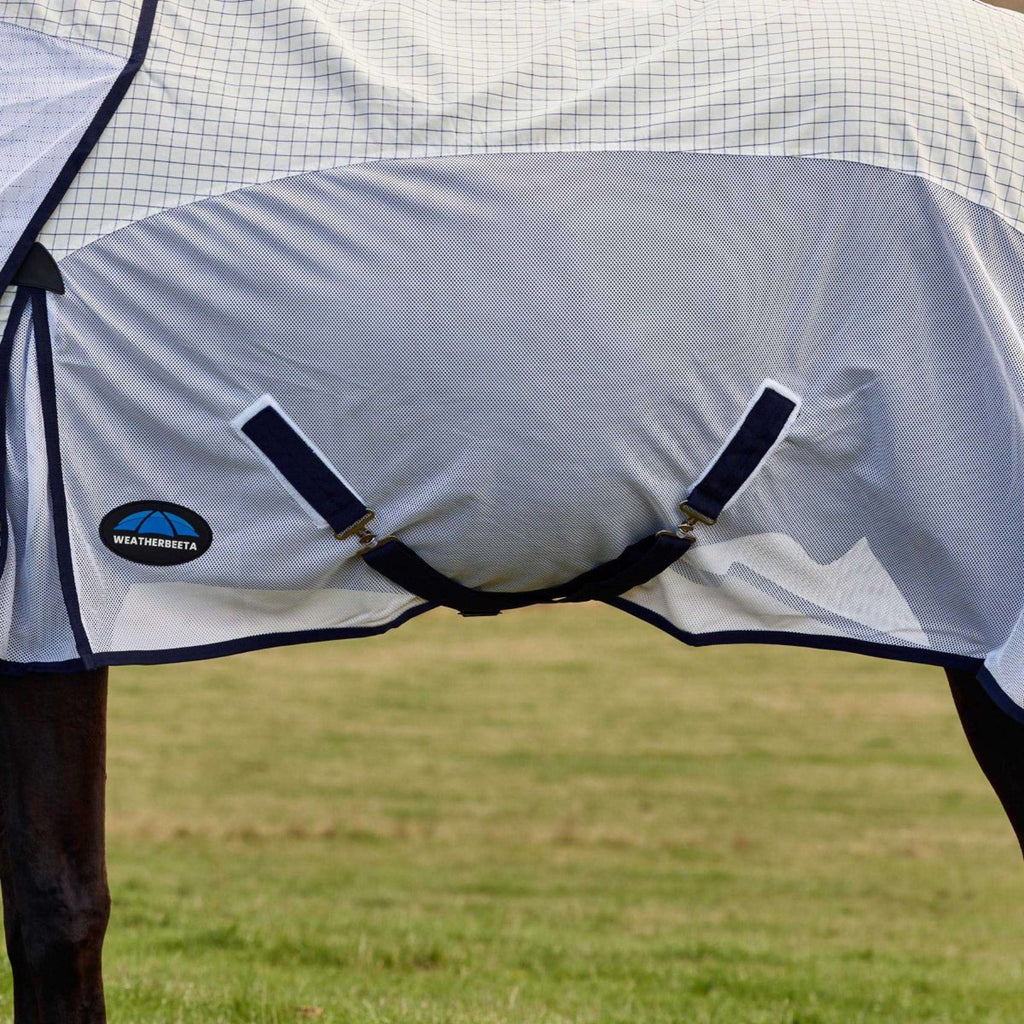 WeatherBeeta Summer Rug Airstream Combo White/Navy