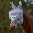 WeatherBeeta Fly Mask ComFiTec Fine with Ears and Tassels Grey