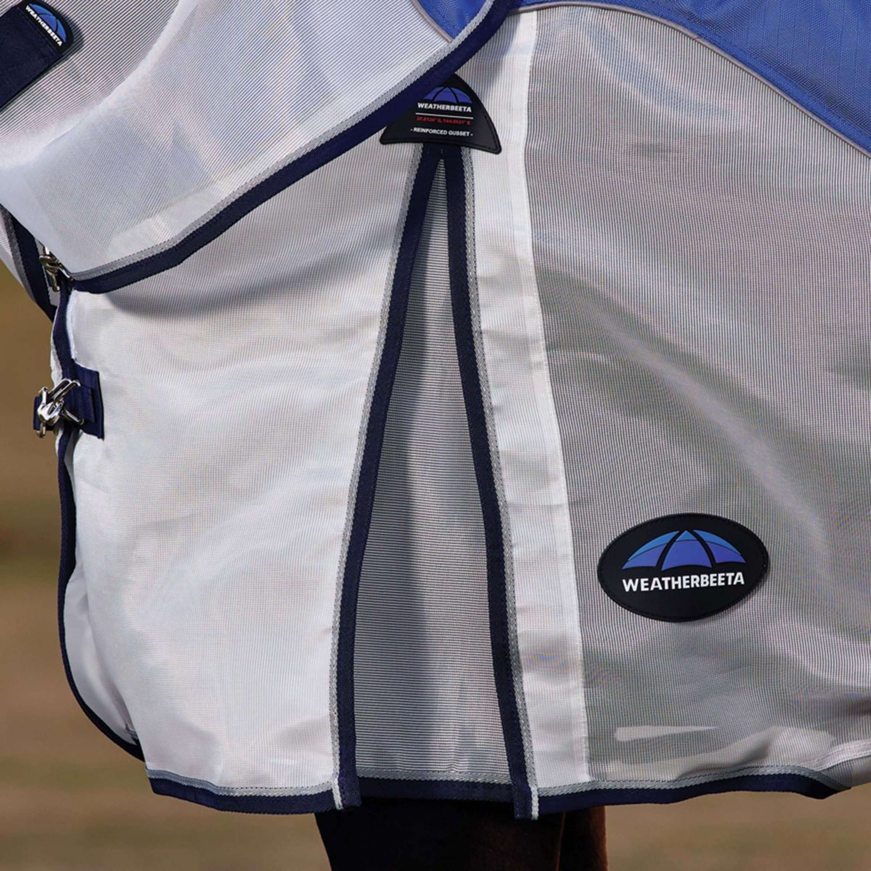 WeatherBeeta ComFiTec Duo Shield Deatch-A-Neck Blue/Silver/Navy