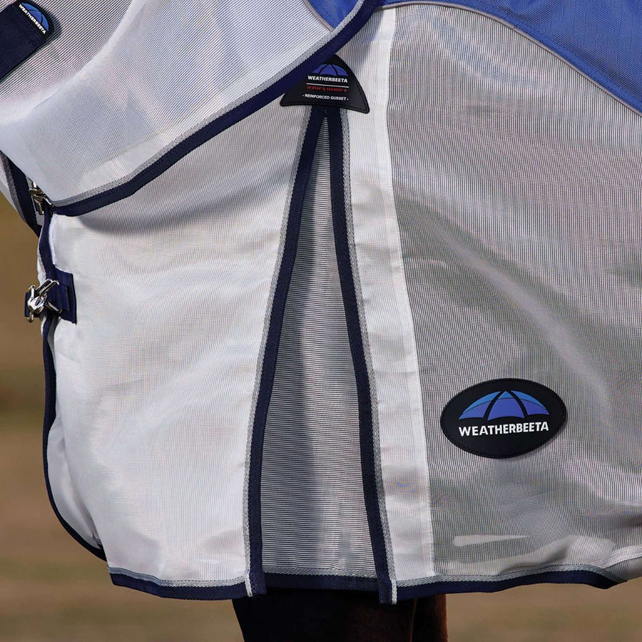 WeatherBeeta ComFiTec Duo Shield Deatch-A-Neck Blue/Silver/Navy