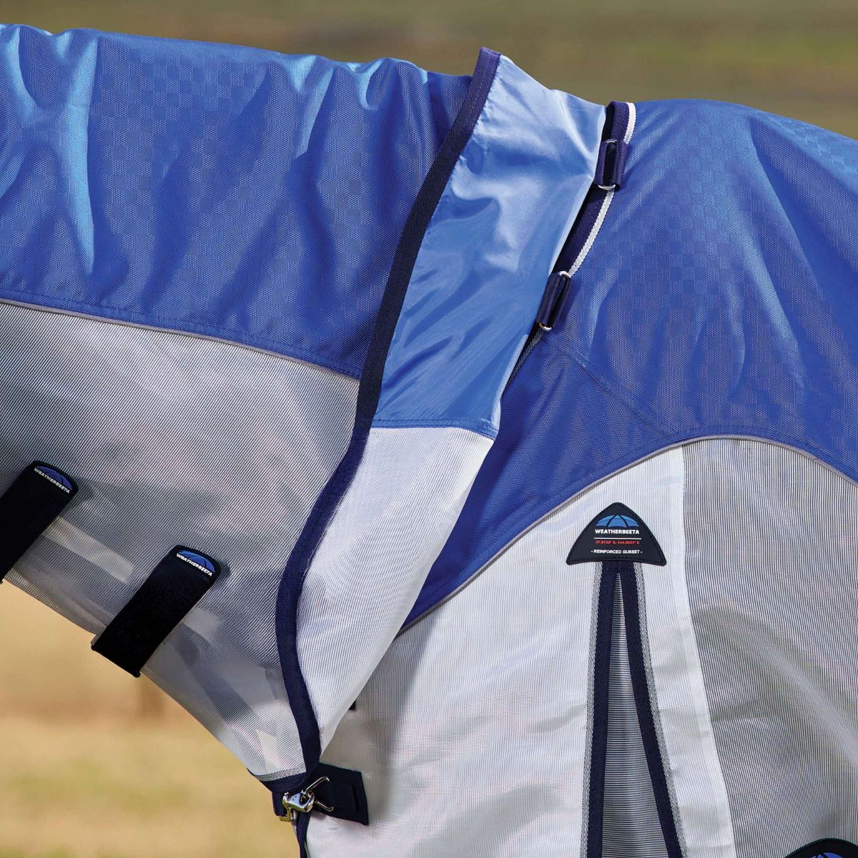WeatherBeeta ComFiTec Duo Shield Deatch-A-Neck Blue/Silver/Navy