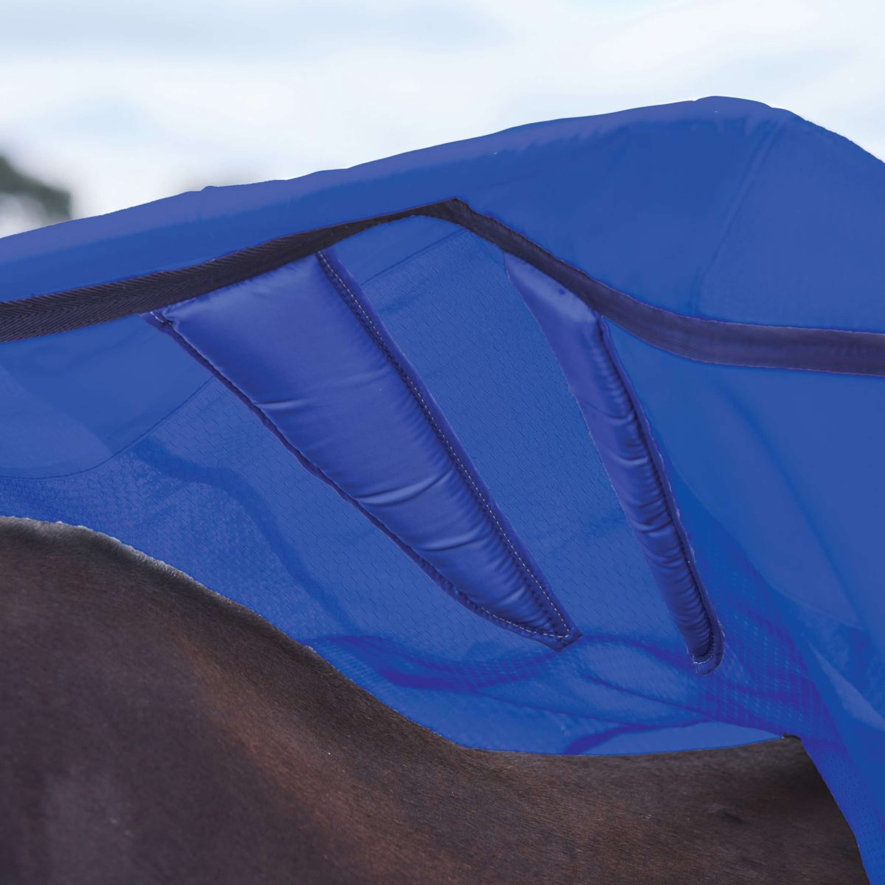 WeatherBeeta ComFiTec Duo Shield Deatch-A-Neck Blue/Silver/Navy