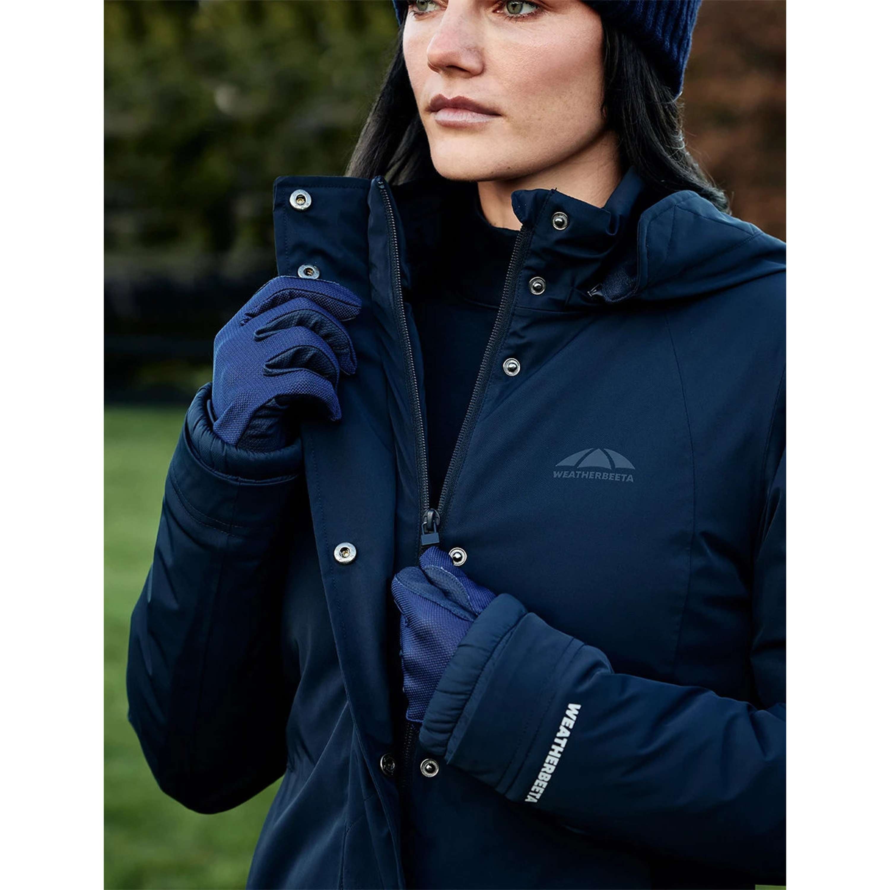 WeatherBeeta Jacket Protect Waterproof Insulated Navy