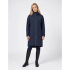 WeatherBeeta Long Coat Spectator Waterproof Fleece Lined Navy