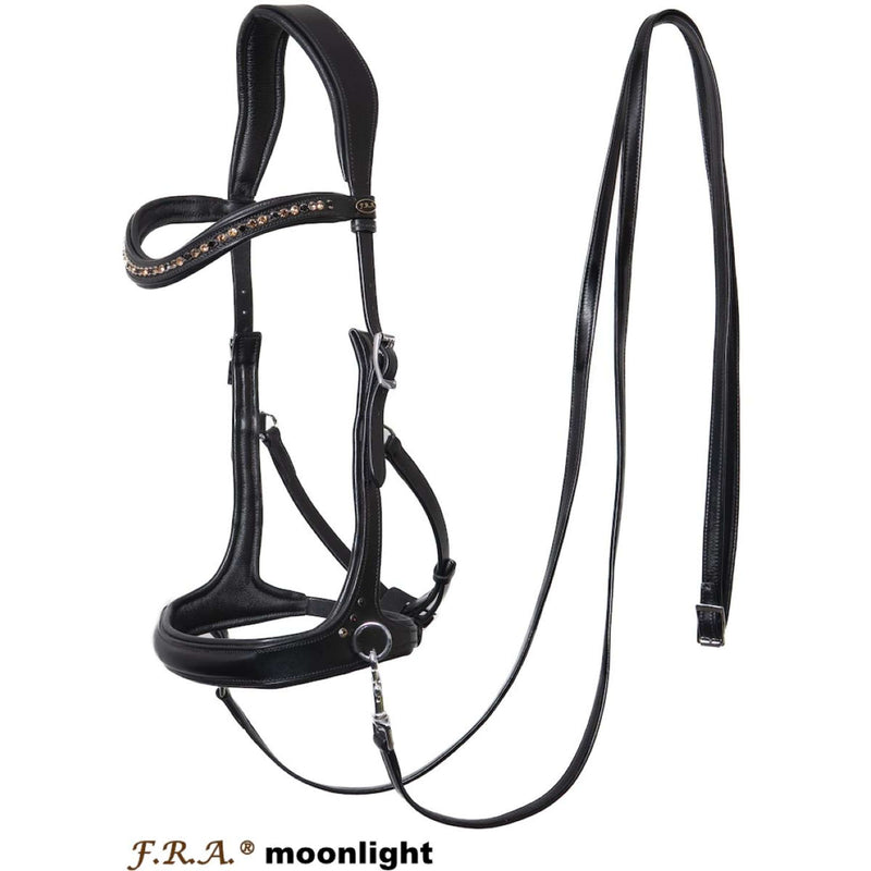 F.R.A. Bitless Bridle Moonlight Black