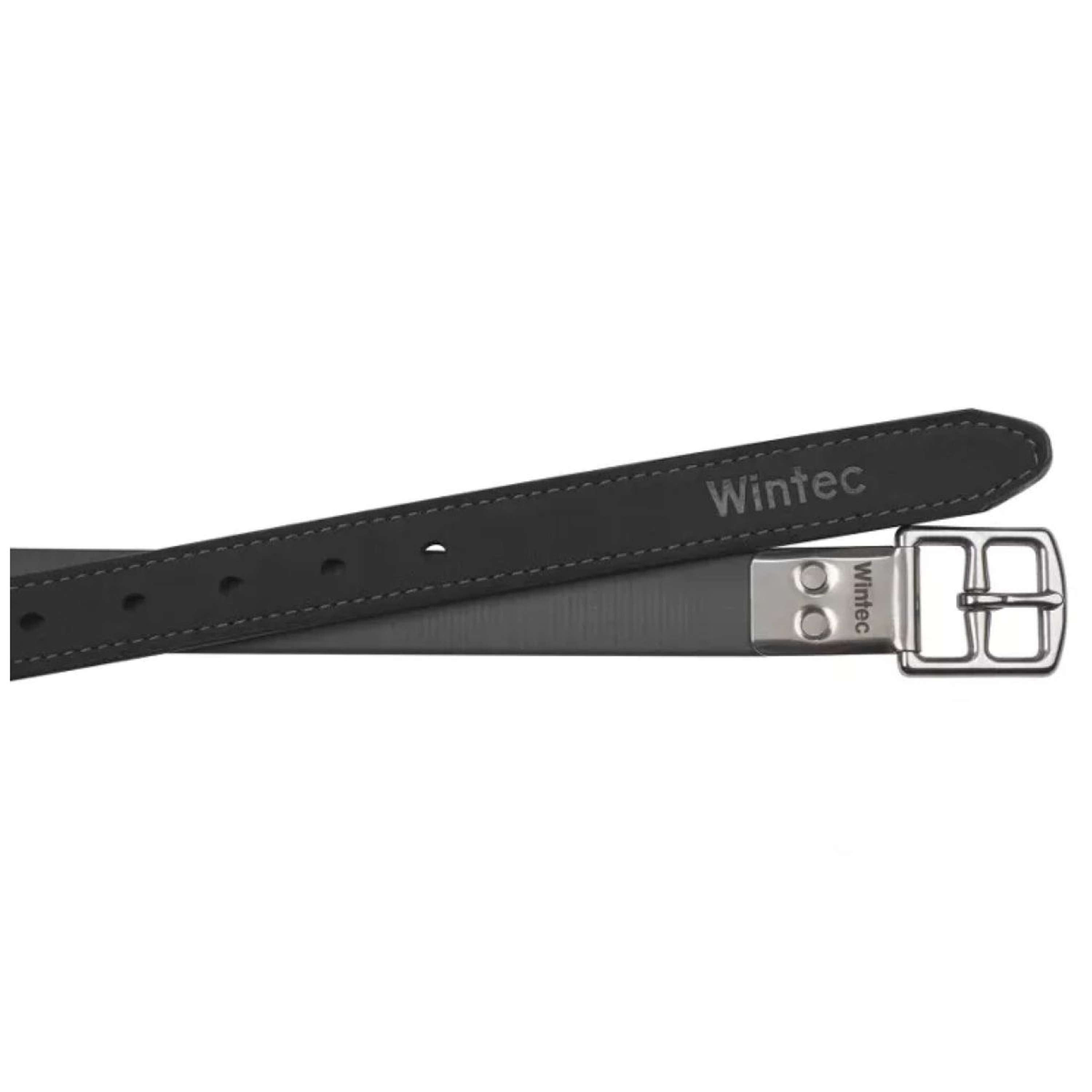 Wintec Stirrup straps Slimline Heavy Duty Black