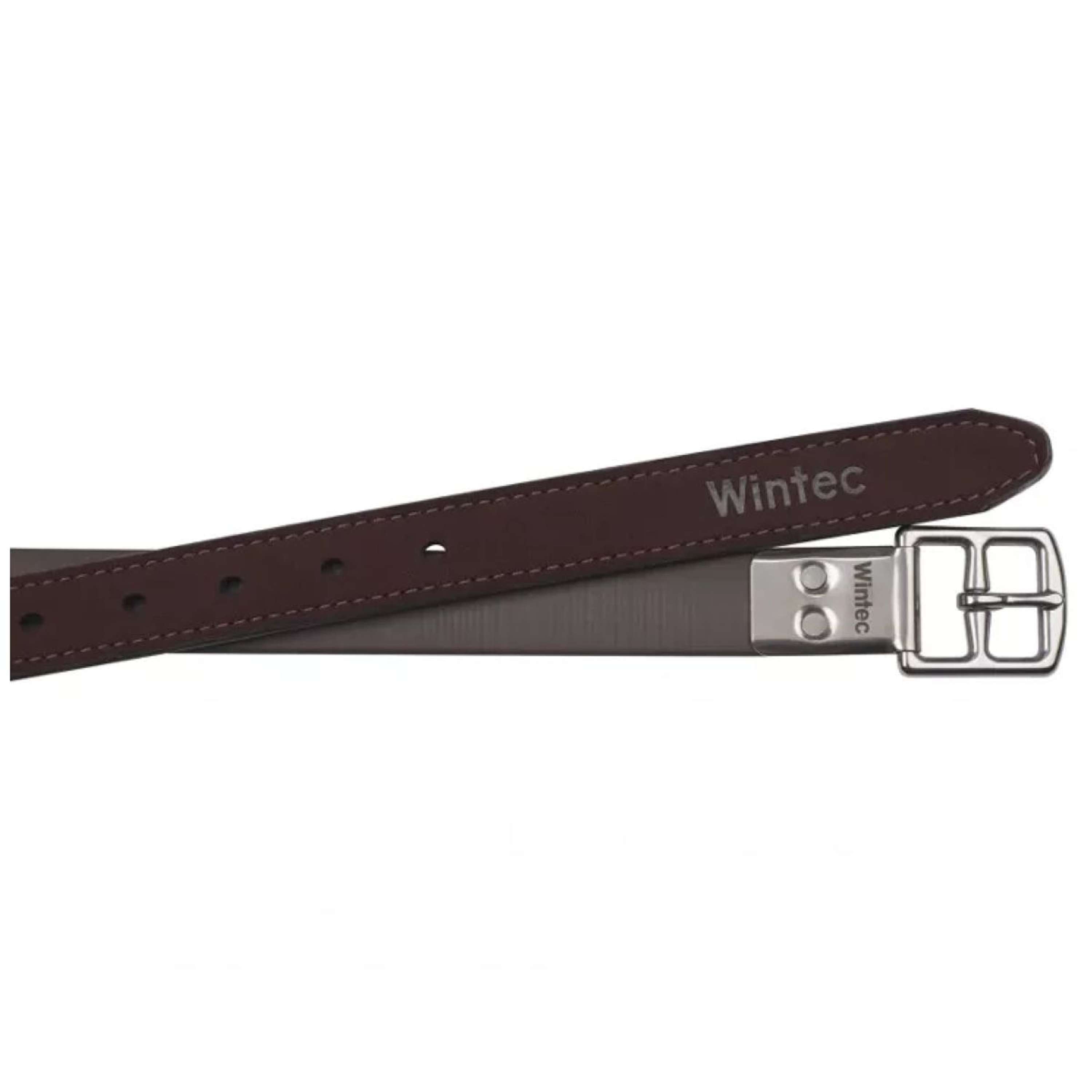 Wintec Stirrup straps Slimline Heavy Duty Brown