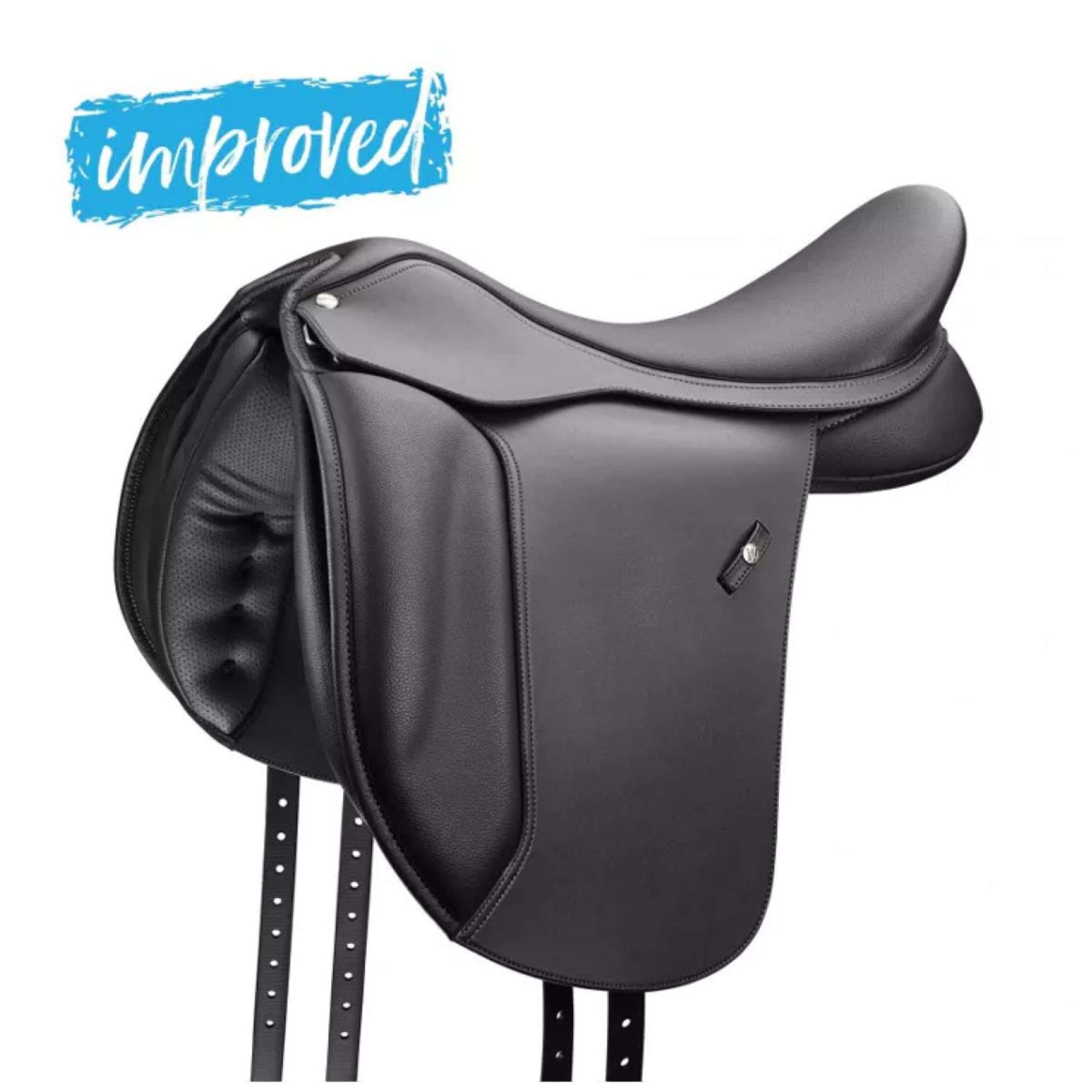 Wintec Dressage Saddle 500 Wide Hart Black