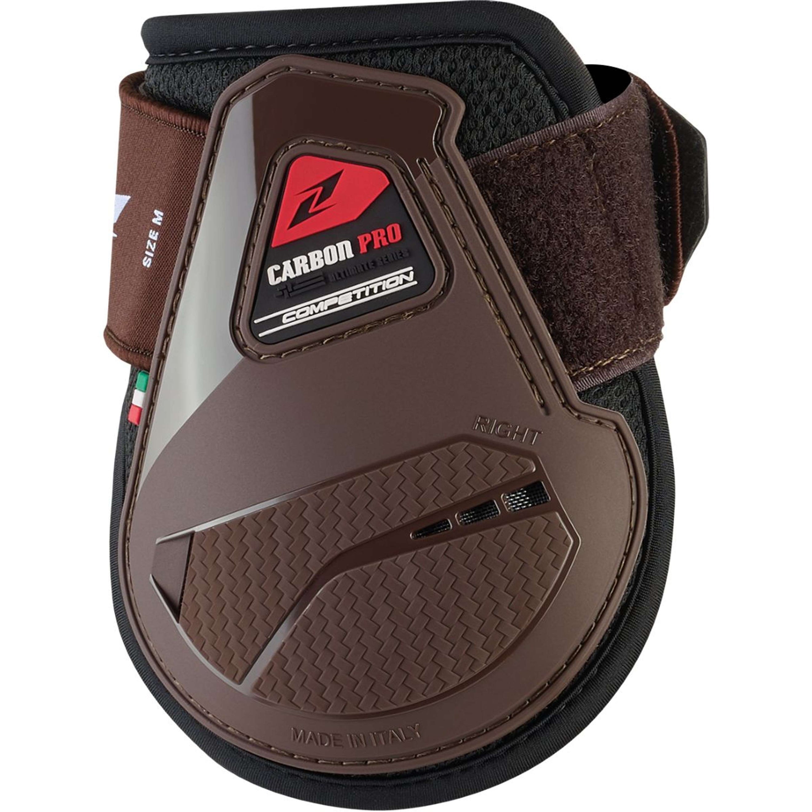 Zandona Fetlock Boots Carbon Pro Young Competition Brown