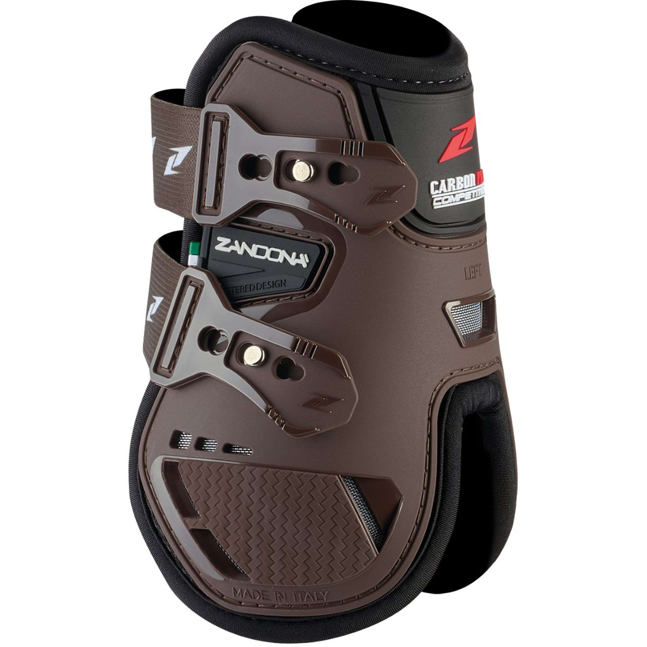 Zandona Fetlock Boots Carbon Pro Competition Brown