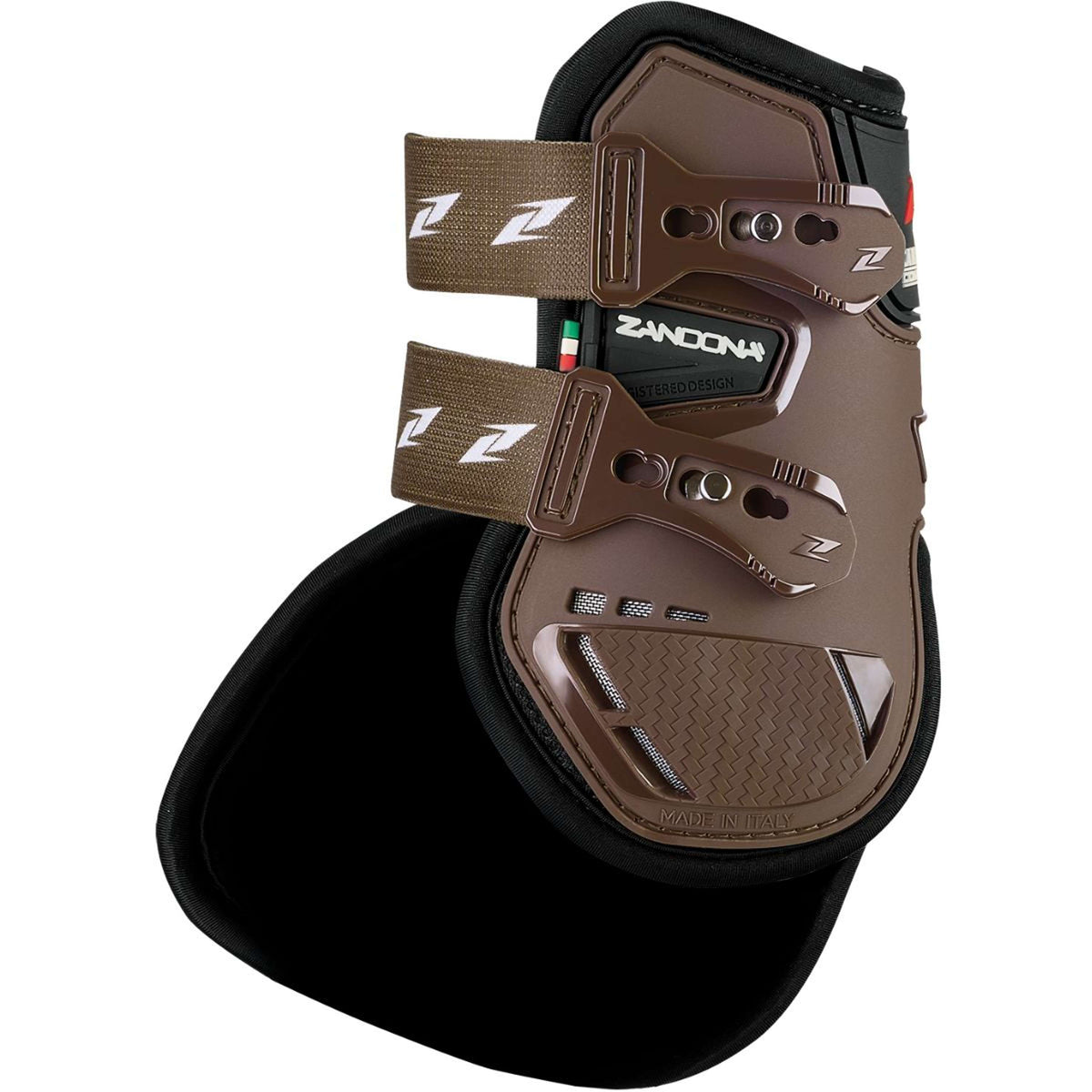 Zandona Fetlock Boots Carbon Pro Competition eX Brown