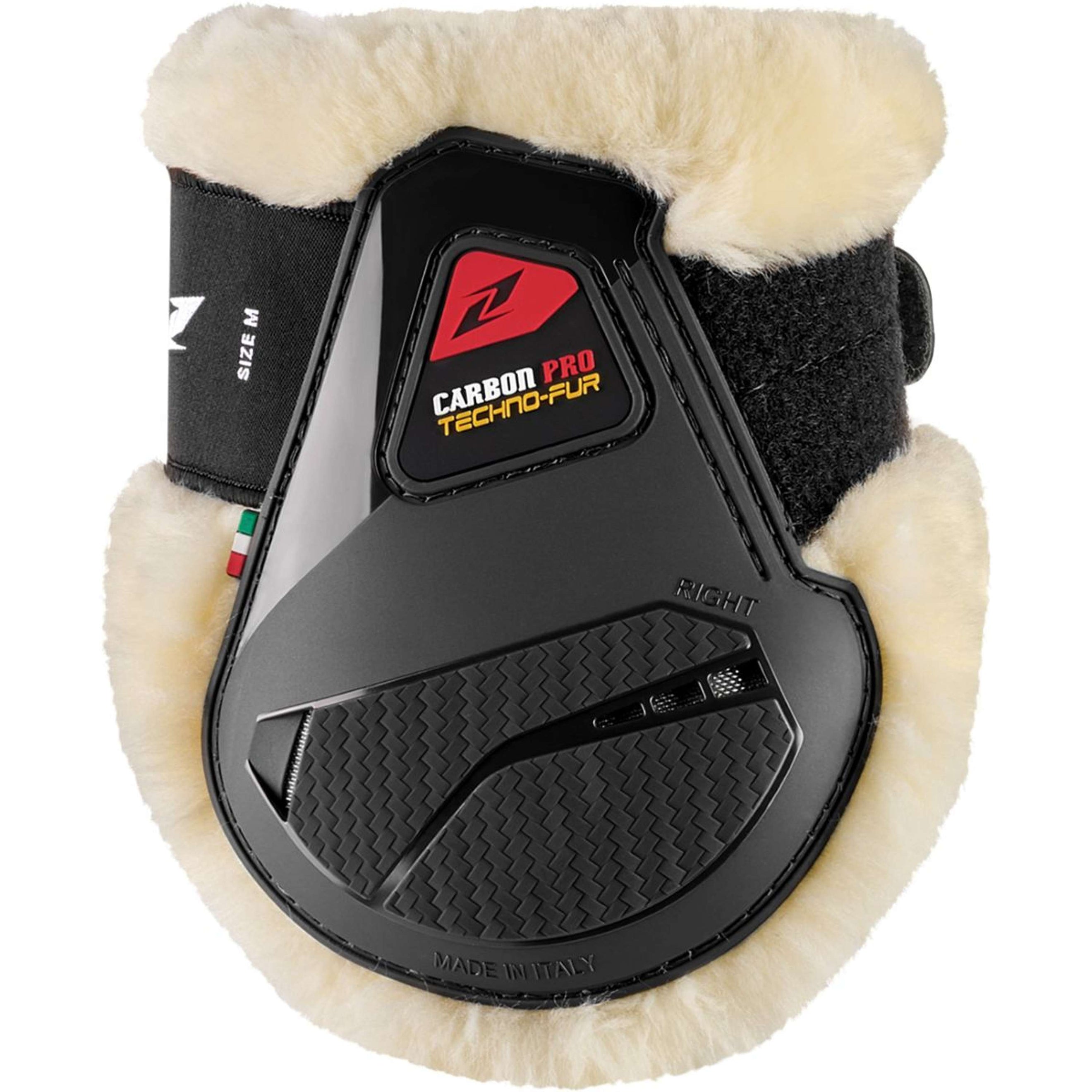 Zandona Fetlock Boots Carbon Pro Techno-Fur Young Black