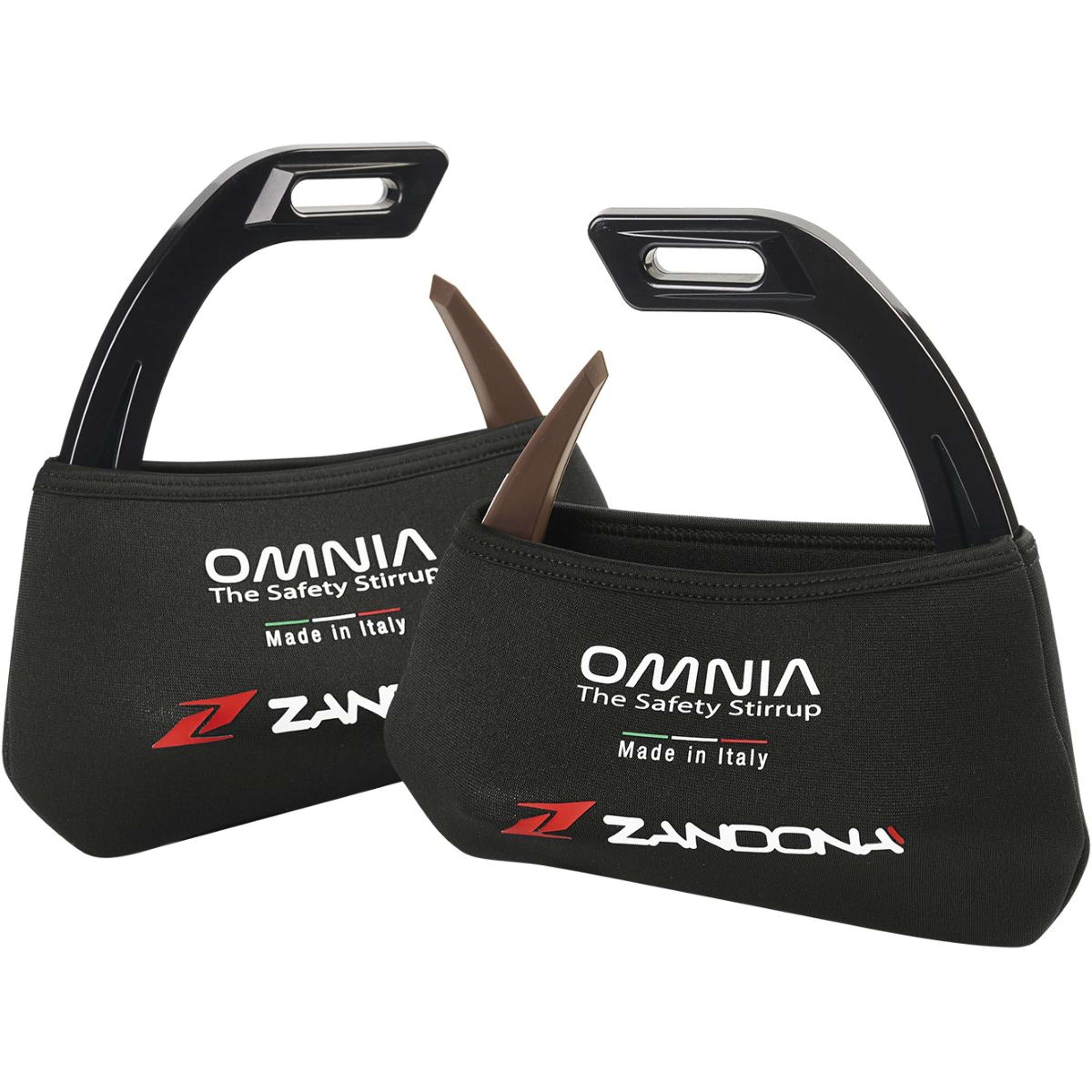 Zandona Stirrup Covers Omnia Neoprene Black Zandona Stirrup Covers Omnia Neoprene Black