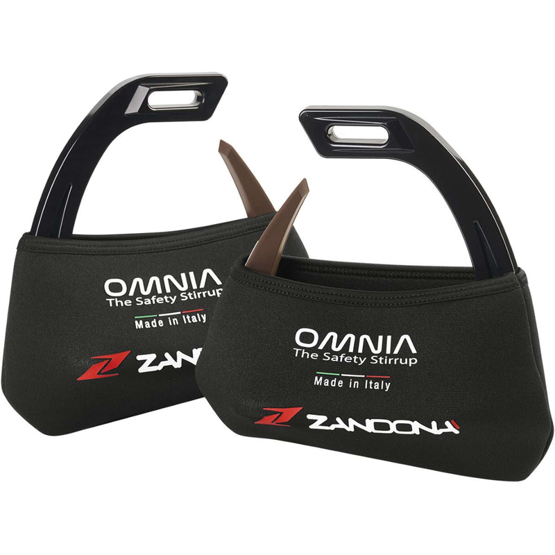 Zandona Stirrup Covers Omnia Neoprene Black