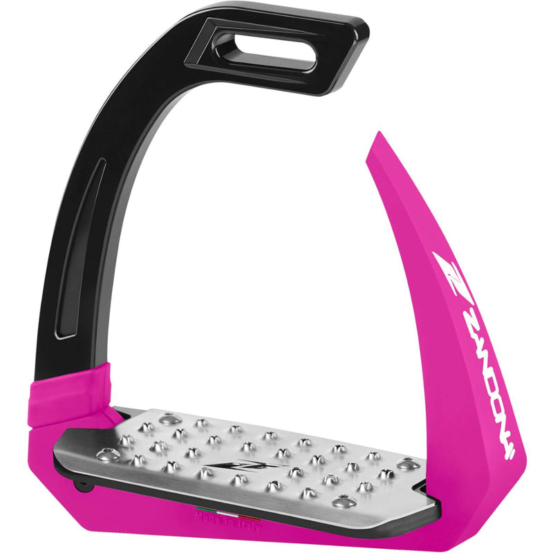 Zandona Safety Stirrups Omnia Black/Fuchsia