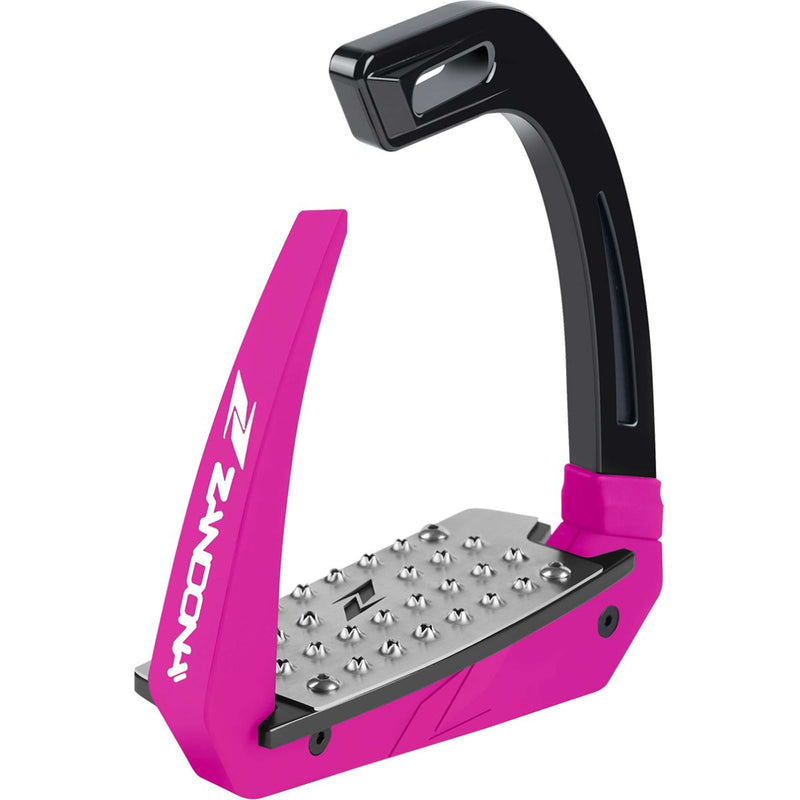 Zandona Safety Stirrups Omnia Black/Fuchsia