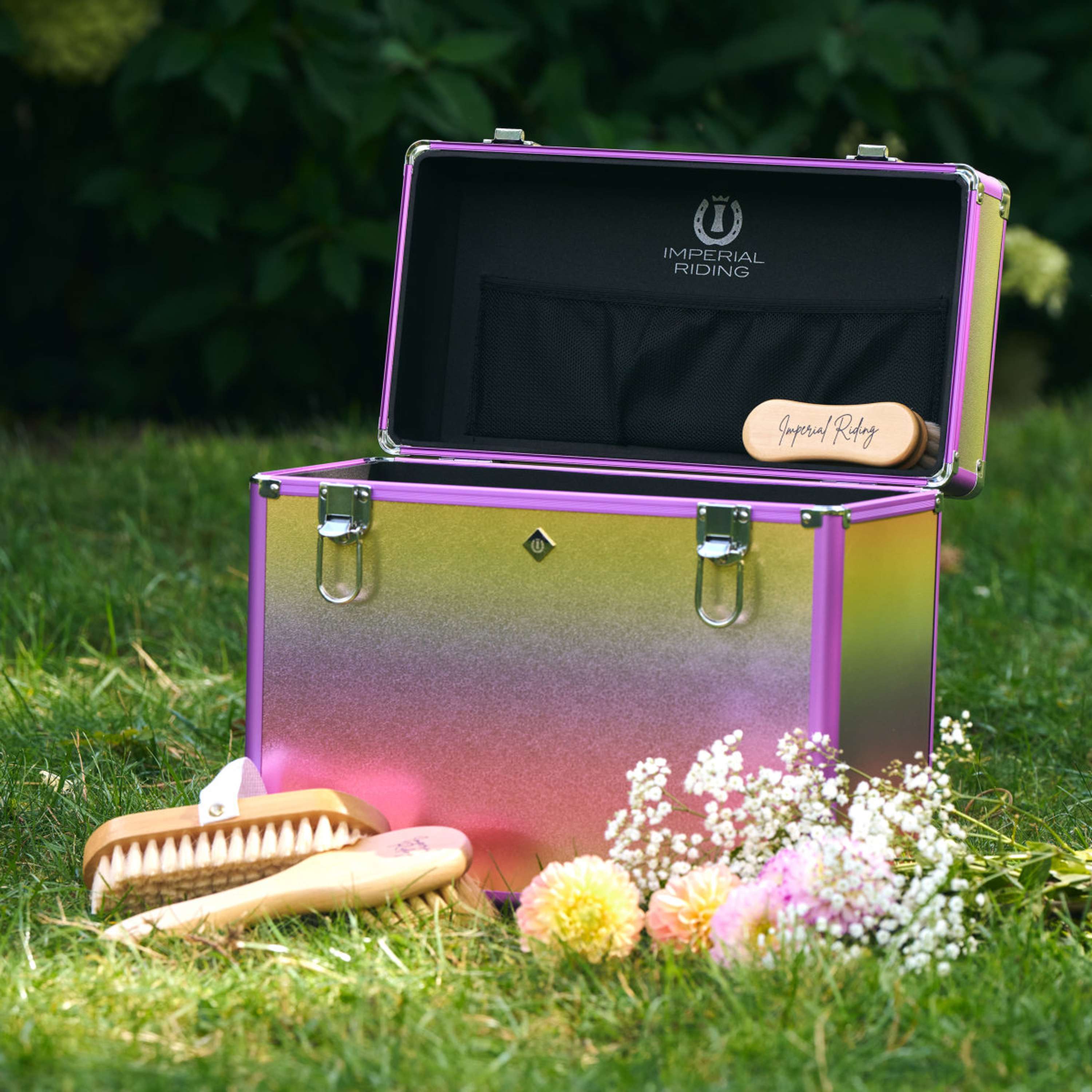 Imperial Riding Grooming Box IRHBasic Slim Line Unicorn