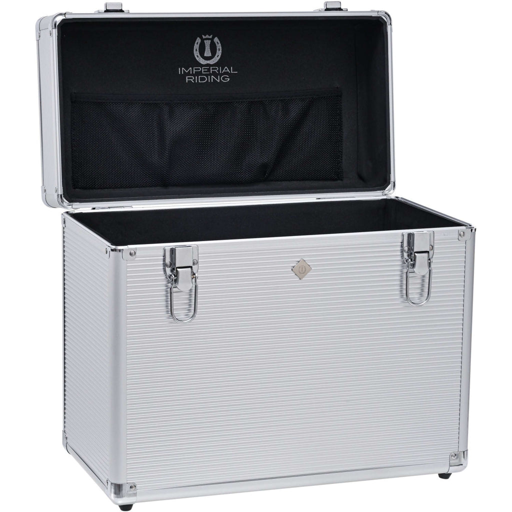Imperial Riding From Box Imperial Riding Grooming Box IRHBasic Slim Line Silver | Agradi.com