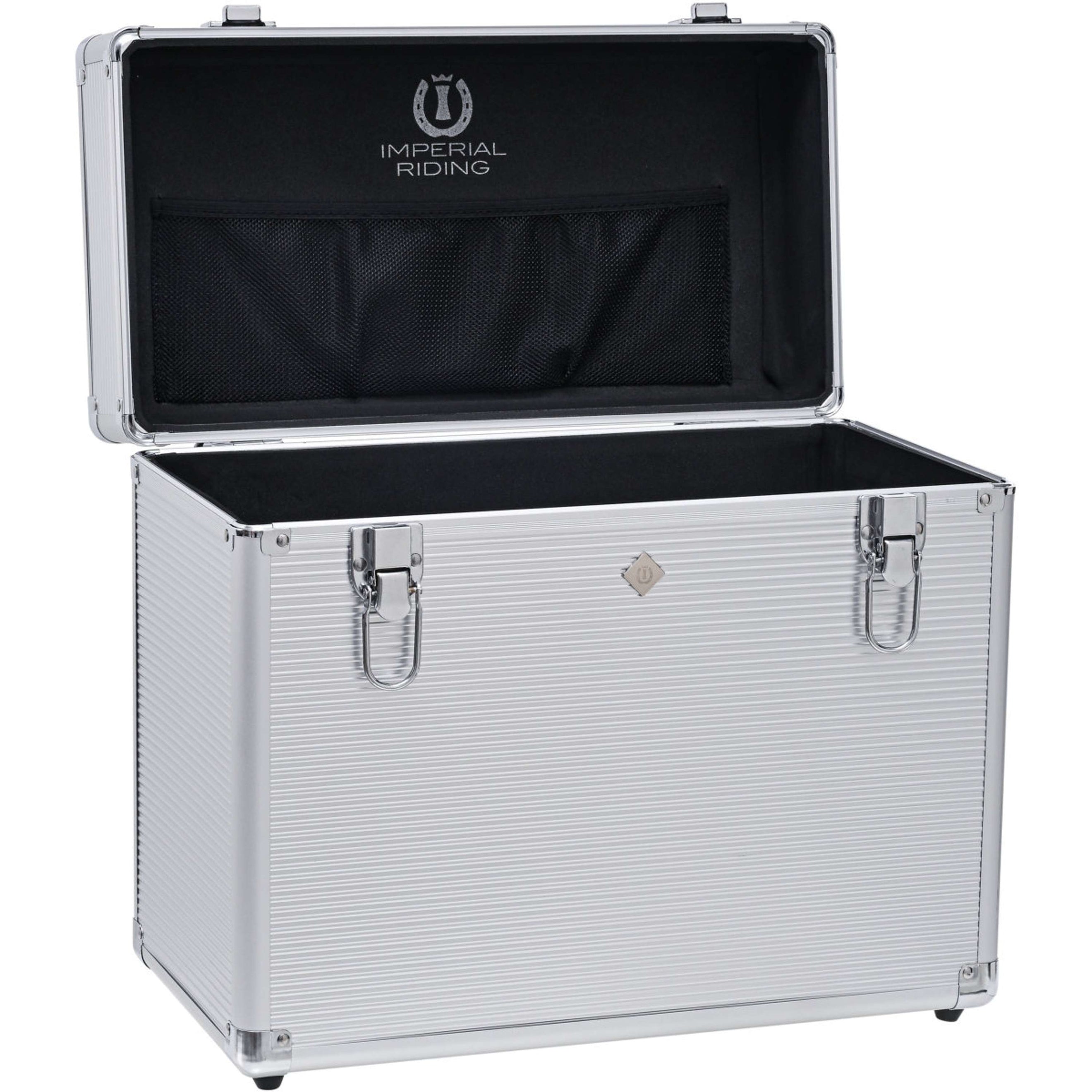 Imperial Riding Grooming Box IRHBasic Slim Line Silver